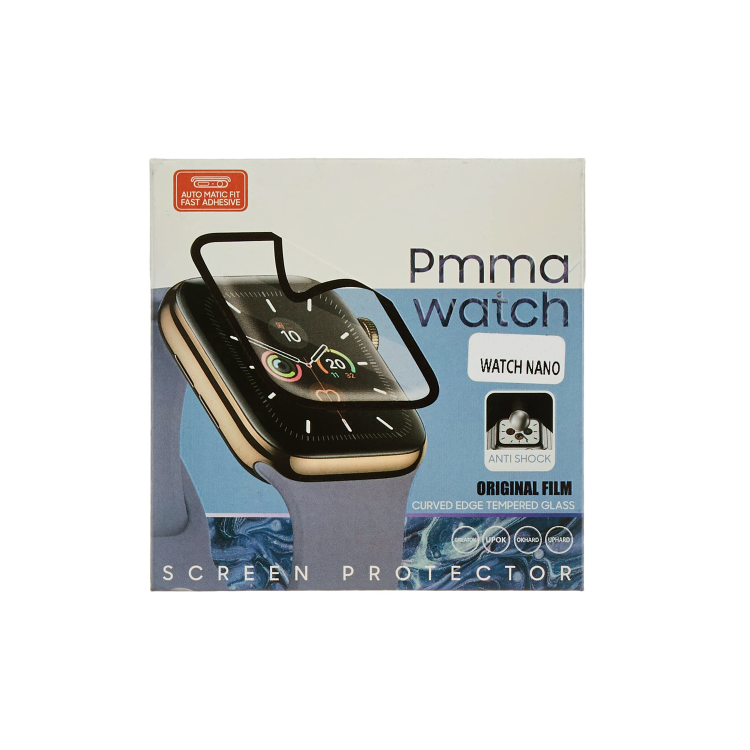 گلس واچ 40 شفاف PMMA WATCH